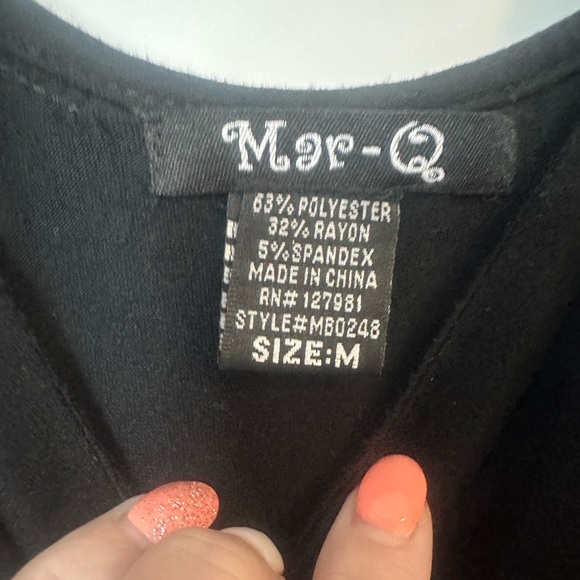 Pink and Black Dress - Picture 4 of 6